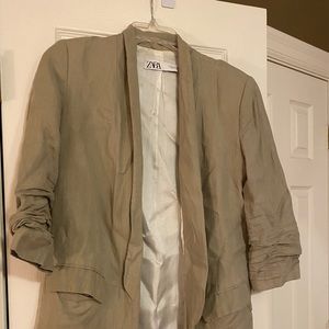 Zara linen blazer